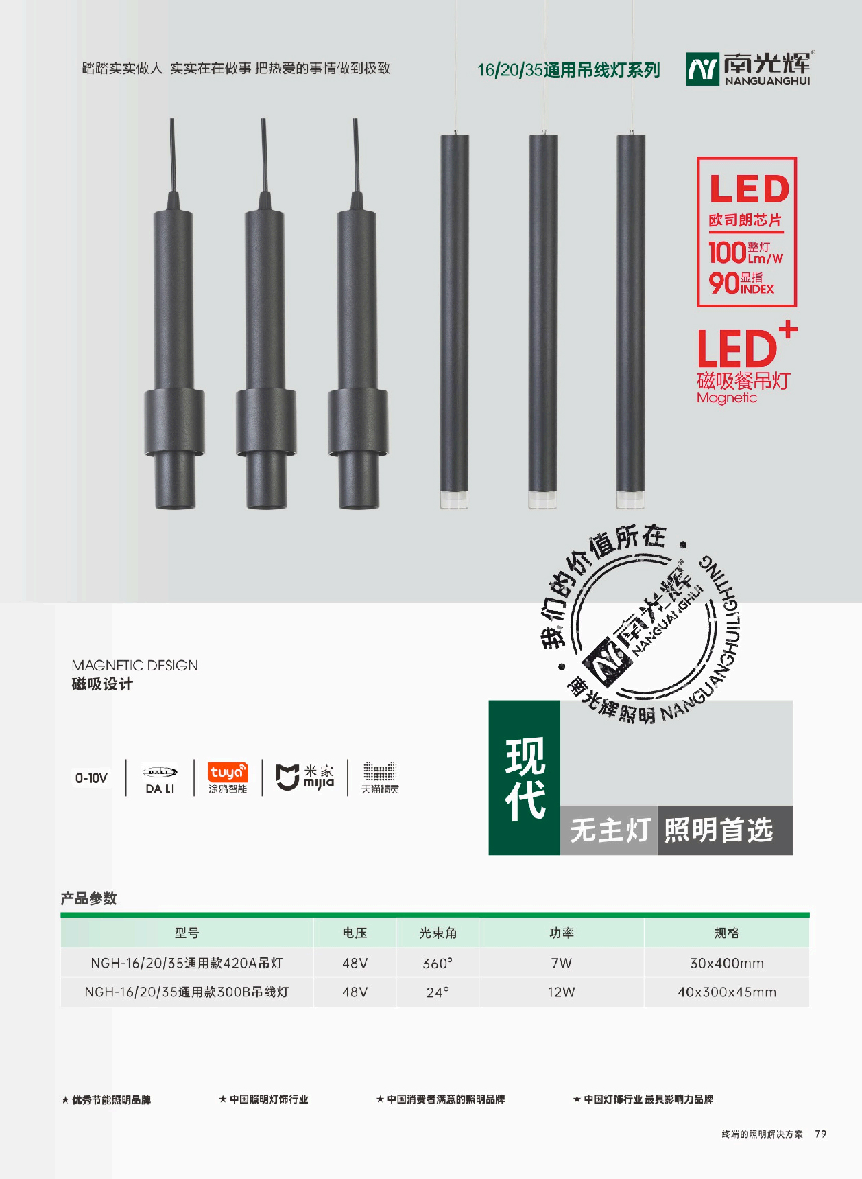 LED磁吸餐吊燈(圖1)